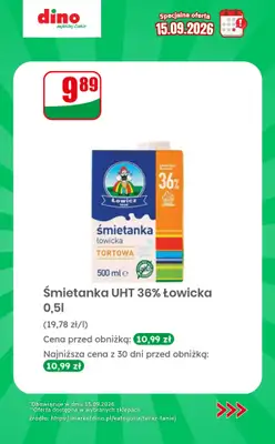 Dino - gazetka promocyjna Specjalna oferta na 15.09.2026 - promocje spoza gazetki od wtorku 15.09 do wtorku 15.09 - strona 8