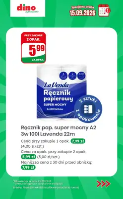 Dino - gazetka promocyjna Specjalna oferta na 15.09.2026 - promocje spoza gazetki od wtorku 15.09 do wtorku 15.09 - strona 7