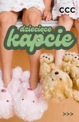 CCC - gazetka promocyjna Kapcie dziecięce od 49,99 zł od środy 16.09 