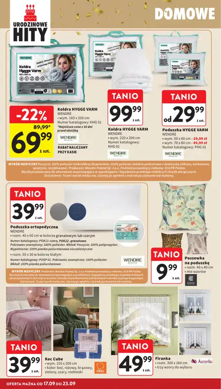 Intermarche - gazetka promocyjna Gazetka od czwartku 17.09 do środy 23.09 - strona 44