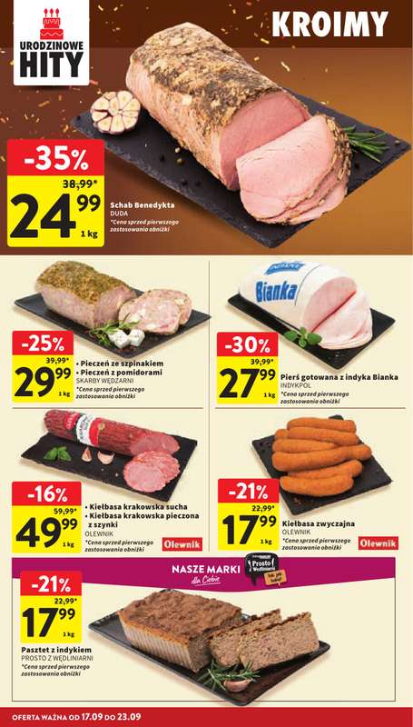 Intermarche - gazetka promocyjna Gazetka od czwartku 17.09 do środy 23.09 - strona 16