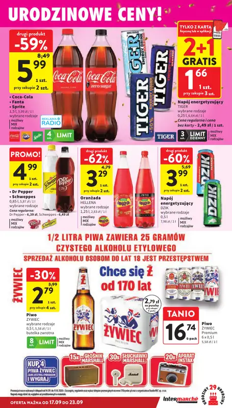 Intermarche - gazetka promocyjna Gazetka od czwartku 17.09 do środy 23.09 - strona 37