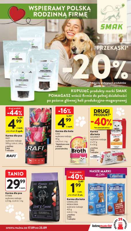 Intermarche - gazetka promocyjna Gazetka od czwartku 17.09 do środy 23.09 - strona 39