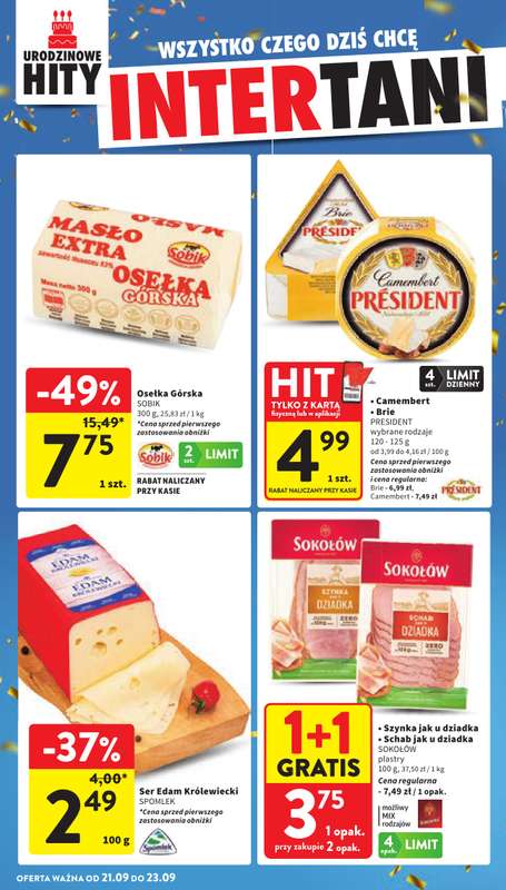 Intermarche - gazetka promocyjna Gazetka od czwartku 17.09 do środy 23.09 - strona 46