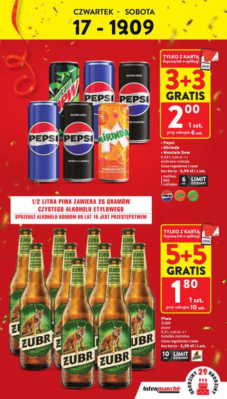 Intermarche - gazetka promocyjna Gazetka od czwartku 17.09 do środy 23.09 - strona 5