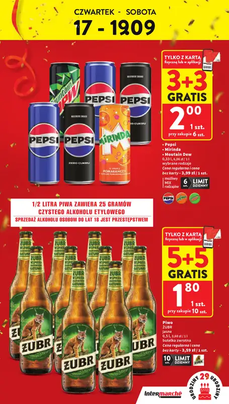 Intermarche - gazetka promocyjna Gazetka od czwartku 17.09 do środy 23.09 - strona 5