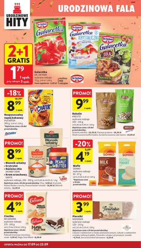 Intermarche - gazetka promocyjna Gazetka od czwartku 17.09 do środy 23.09 - strona 30