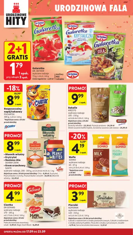 Intermarche - gazetka promocyjna Gazetka od czwartku 17.09 do środy 23.09 - strona 30