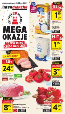 Intermarche - gazetka promocyjna Gazetka od czwartku 17.09 do środy 23.09
