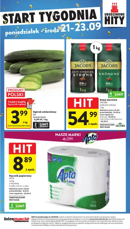 Intermarche - gazetka promocyjna Gazetka od czwartku 17.09 do środy 23.09 - strona 47