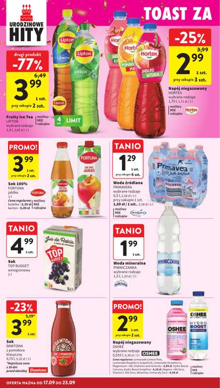 Intermarche - gazetka promocyjna Gazetka od czwartku 17.09 do środy 23.09 - strona 36
