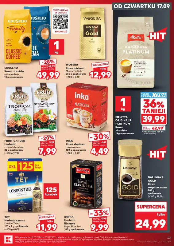 Kaufland - gazetka promocyjna Gazetka tygodnia  do środy 23.09 - strona 37