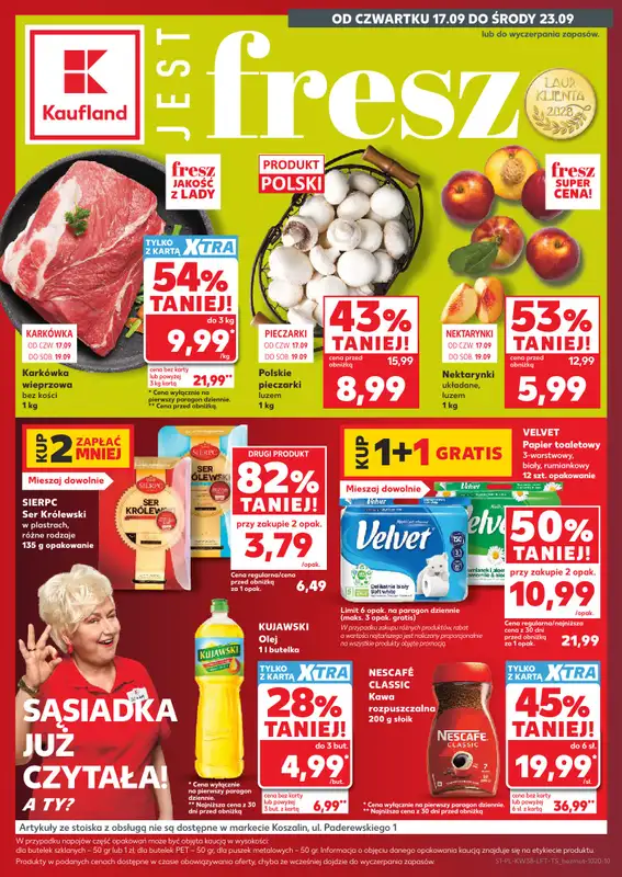 Kaufland - gazetka promocyjna Gazetka tygodnia  do środy 23.09