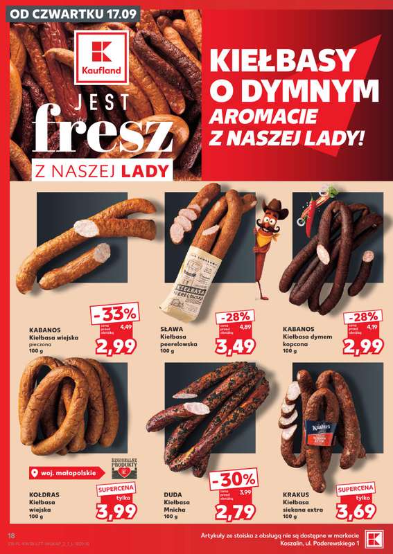 Kaufland - gazetka promocyjna Gazetka tygodnia  do środy 23.09 - strona 18