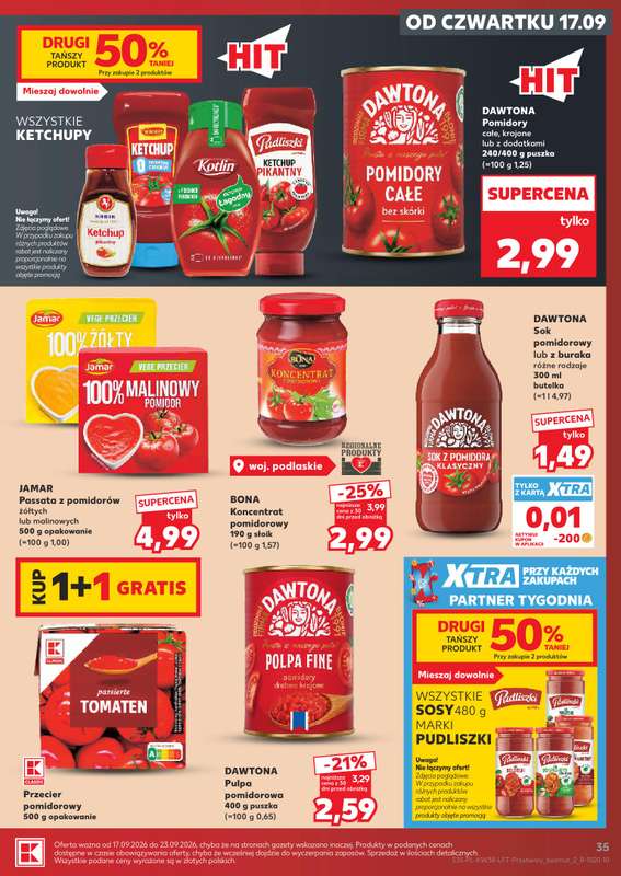 Kaufland - gazetka promocyjna Gazetka tygodnia  do środy 23.09 - strona 35