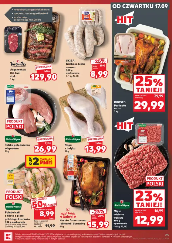 Kaufland - gazetka promocyjna Gazetka tygodnia  do środy 23.09 - strona 25