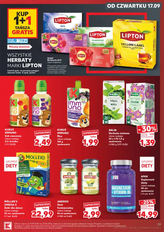 Kaufland - gazetka promocyjna Gazetka tygodnia  do środy 23.09 - strona 39