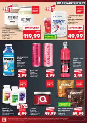 Kaufland - gazetka promocyjna Gazetka tygodnia  do środy 23.09 - strona 43