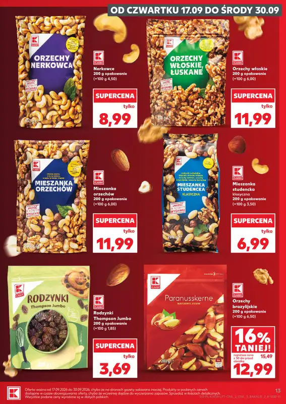 Kaufland - gazetka promocyjna Gazetka tygodnia  do środy 23.09 - strona 13