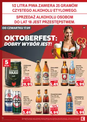 Kaufland - gazetka promocyjna Gazetka tygodnia  do środy 23.09 - strona 46