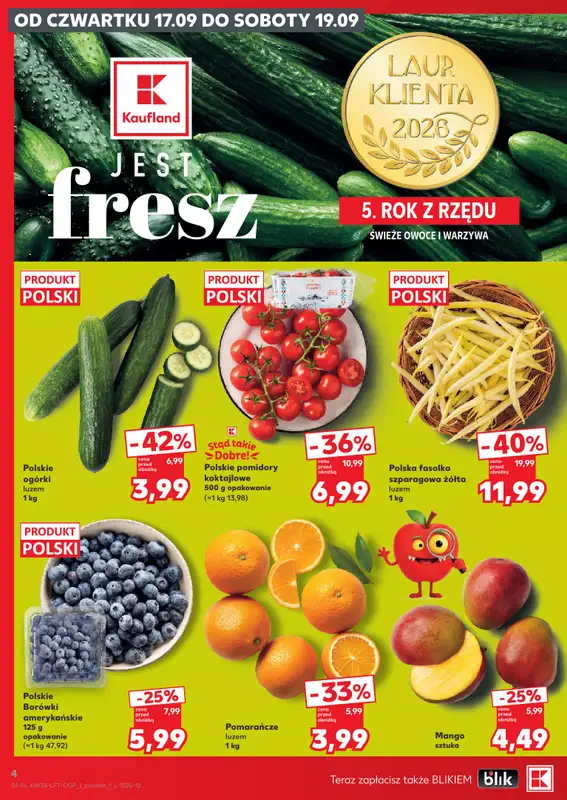 Kaufland - gazetka promocyjna Gazetka tygodnia  do środy 23.09 - strona 4