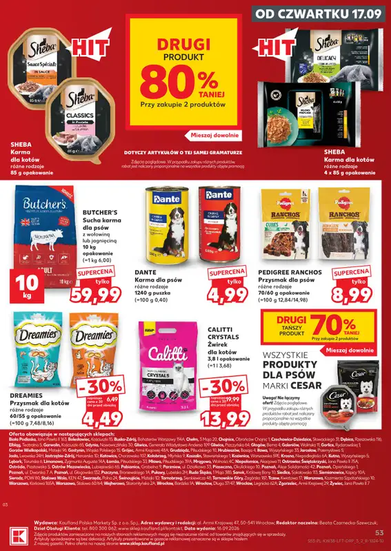 Kaufland - gazetka promocyjna Gazetka tygodnia  do środy 23.09 - strona 53