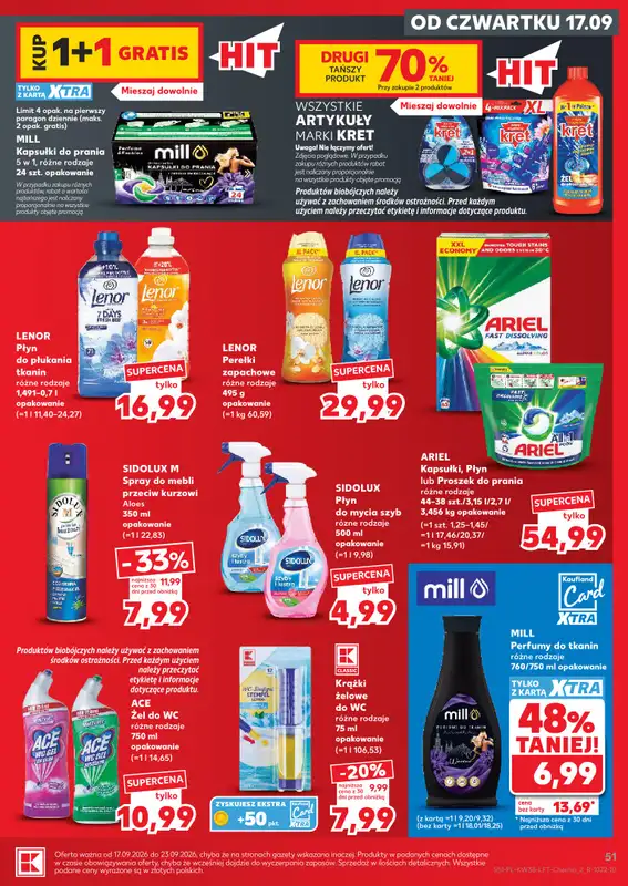Kaufland - gazetka promocyjna Gazetka tygodnia  do środy 23.09 - strona 51