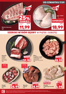 Kaufland - gazetka promocyjna Gazetka tygodnia  do środy 23.09 - strona 17