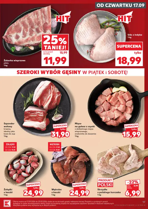 Kaufland - gazetka promocyjna Gazetka tygodnia  do środy 23.09 - strona 17