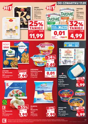 Kaufland - gazetka promocyjna Gazetka tygodnia  do środy 23.09 - strona 33