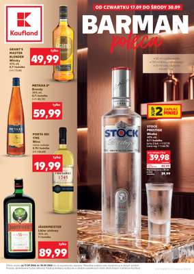 Kaufland - gazetka promocyjna Barek Kauflandu  do środy 30.09