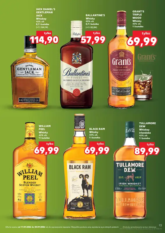 Kaufland - gazetka promocyjna Barek Kauflandu  do środy 30.09 - strona 13