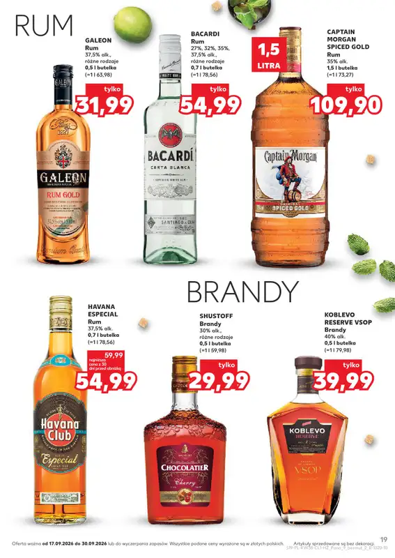 Kaufland - gazetka promocyjna Barek Kauflandu  do środy 30.09 - strona 19