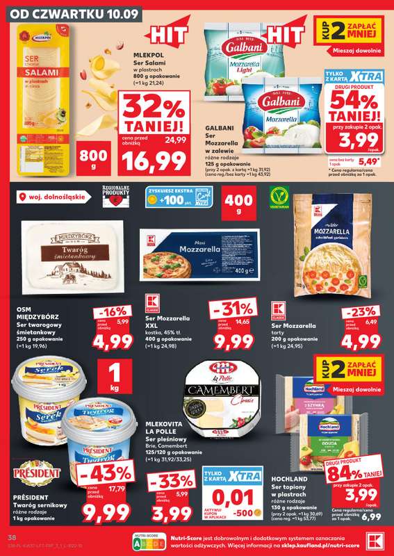 Kaufland - gazetka promocyjna Gazetka Tygodnia od czwartku 10.09 do środy 16.09 - strona 38