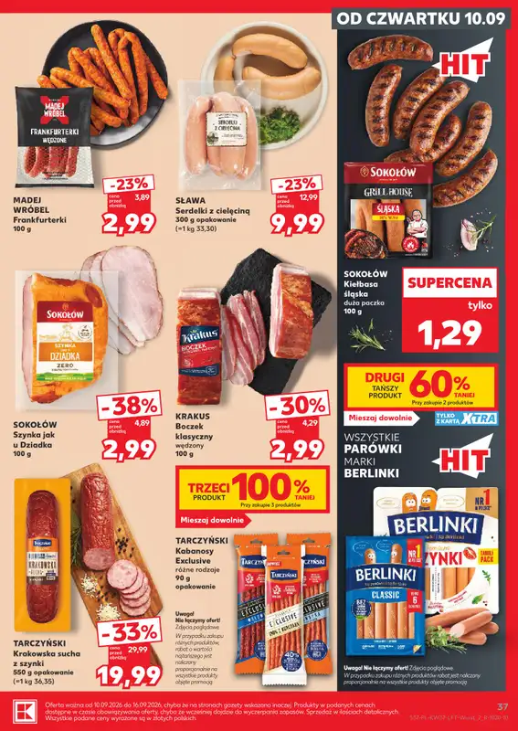 Kaufland - gazetka promocyjna Gazetka Tygodnia od czwartku 10.09 do środy 16.09 - strona 37