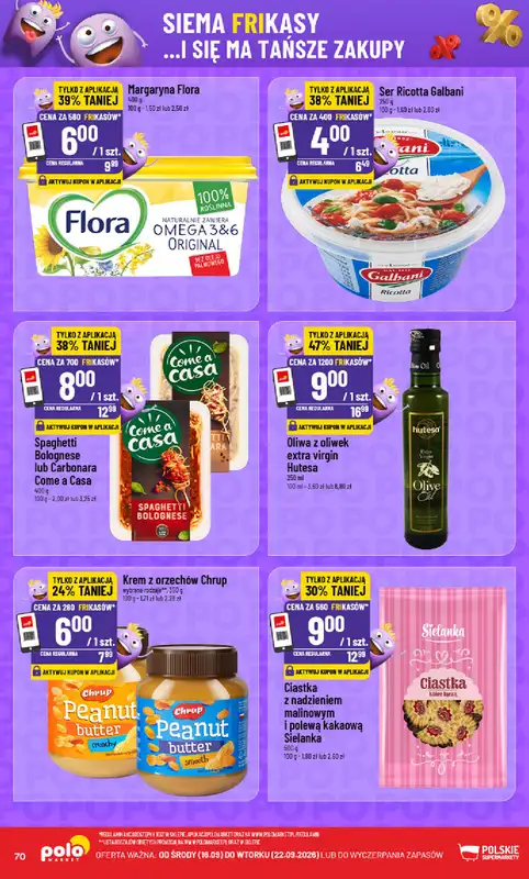 POLOmarket - gazetka promocyjna Gazetka od środy 16.09 do wtorku 22.09 - strona 70
