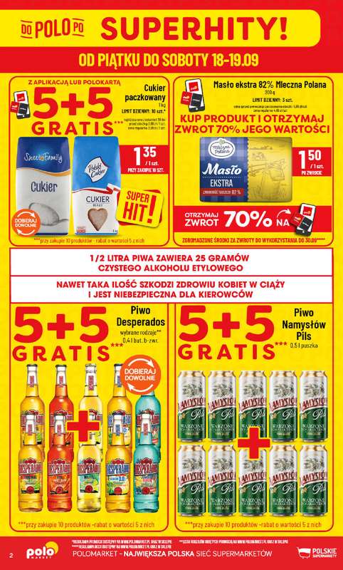 POLOmarket - gazetka promocyjna Gazetka od środy 16.09 do wtorku 22.09 - strona 2