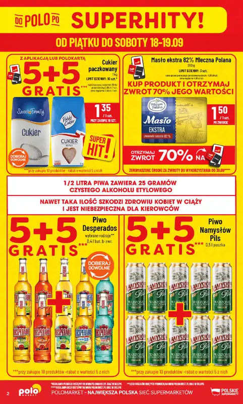 POLOmarket - gazetka promocyjna Gazetka od środy 16.09 do wtorku 22.09 - strona 2
