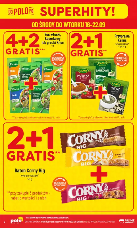 POLOmarket - gazetka promocyjna Gazetka od środy 16.09 do wtorku 22.09 - strona 4