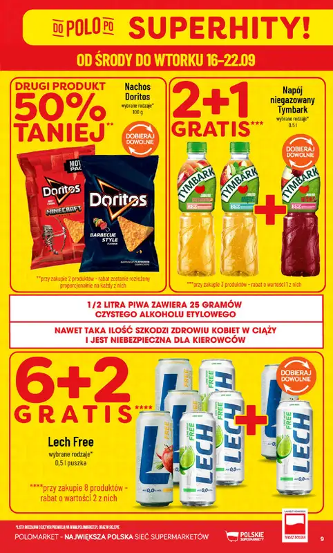 POLOmarket - gazetka promocyjna Gazetka od środy 16.09 do wtorku 22.09 - strona 9