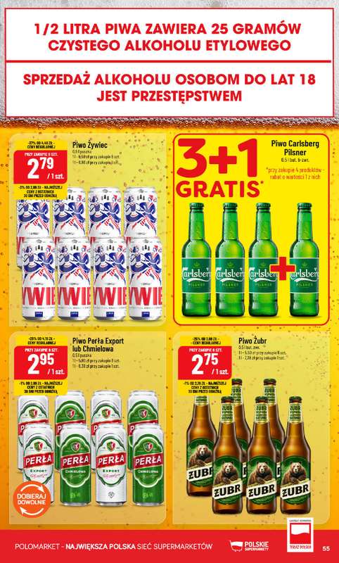 POLOmarket - gazetka promocyjna Gazetka od środy 16.09 do wtorku 22.09 - strona 55