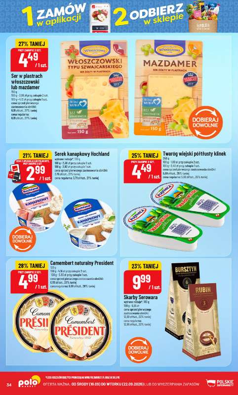 POLOmarket - gazetka promocyjna Gazetka od środy 16.09 do wtorku 22.09 - strona 34