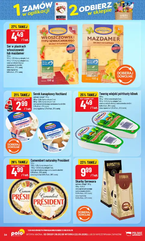 POLOmarket - gazetka promocyjna Gazetka od środy 16.09 do wtorku 22.09 - strona 34