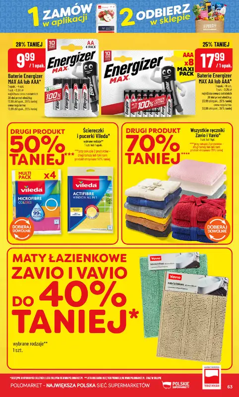 POLOmarket - gazetka promocyjna Gazetka od środy 16.09 do wtorku 22.09 - strona 63