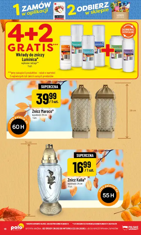 POLOmarket - gazetka promocyjna Gazetka od środy 16.09 do wtorku 22.09 - strona 18