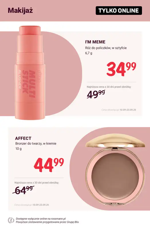 Rossmann - gazetka promocyjna Promocje TYLKO ONLINE od wtorku 15.09 do środy 23.09 - strona 8