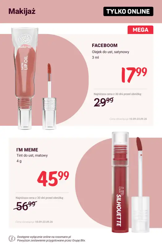Rossmann - gazetka promocyjna Promocje TYLKO ONLINE od wtorku 15.09 do środy 23.09 - strona 9