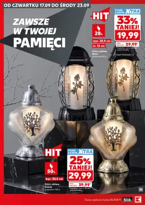 Kaufland - gazetka promocyjna Oferta Kaufland - Znicze od czwartku 17.09 do środy 23.09 - strona 6