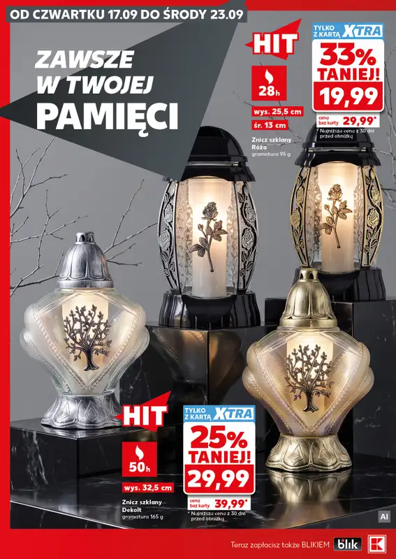 Kaufland - gazetka promocyjna Oferta Kaufland - Znicze od czwartku 17.09 do środy 23.09 - strona 6