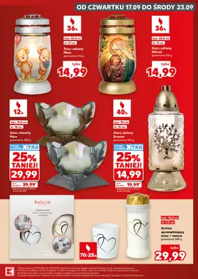 Kaufland - gazetka promocyjna Oferta Kaufland - Znicze od czwartku 17.09 do środy 23.09 - strona 7